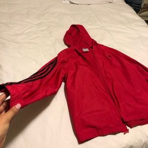 adidas Jackets & Coats - Vintage Adidas Red Windbreaker adidas Jackets & Coats - Vintage Adidas Red Windbreaker